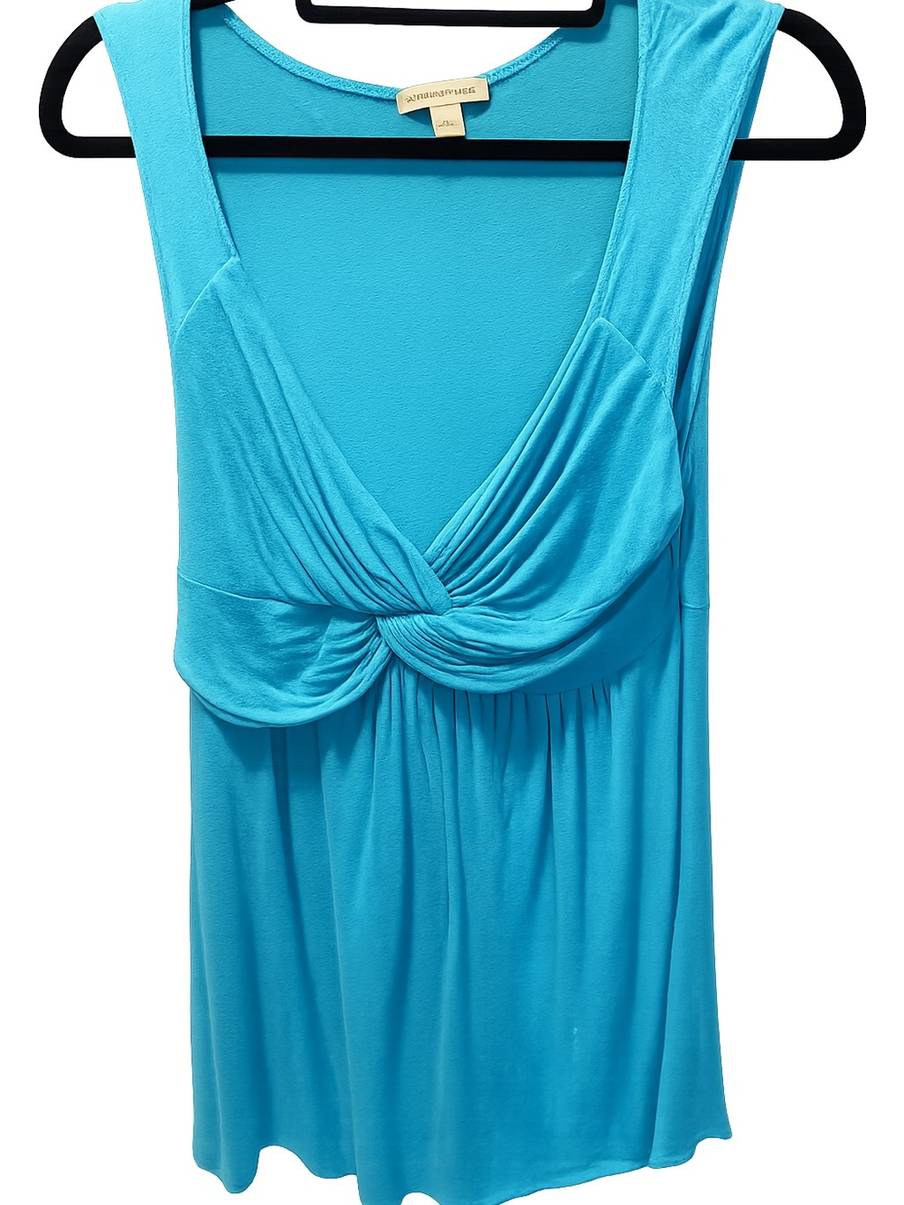 Boston Proper Bright Turquoise Twist-Front